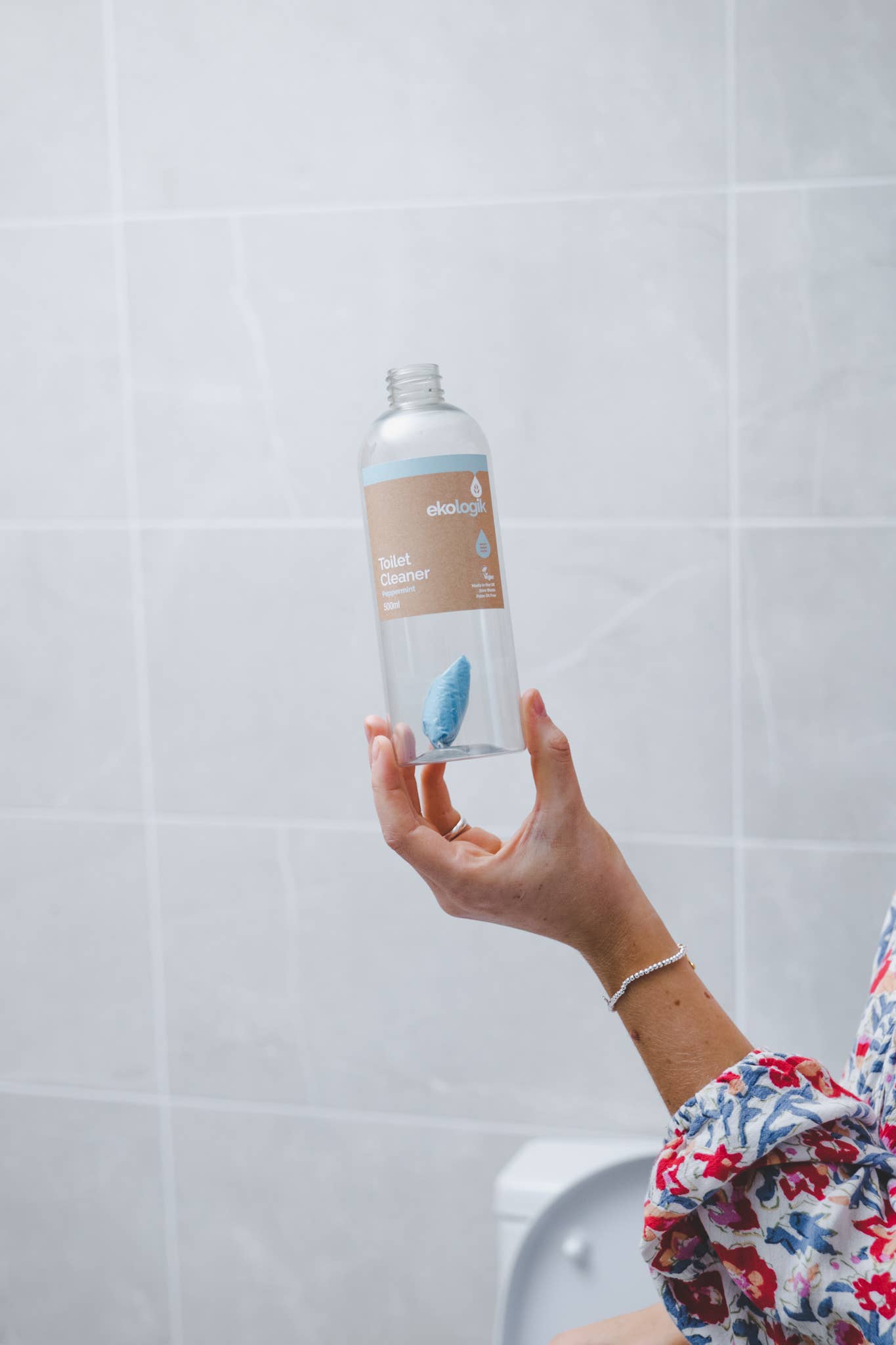 Ekologik Plastic - Free Toilet Cleaner Bottle & Refill Pod | Thickened Formula - REGN