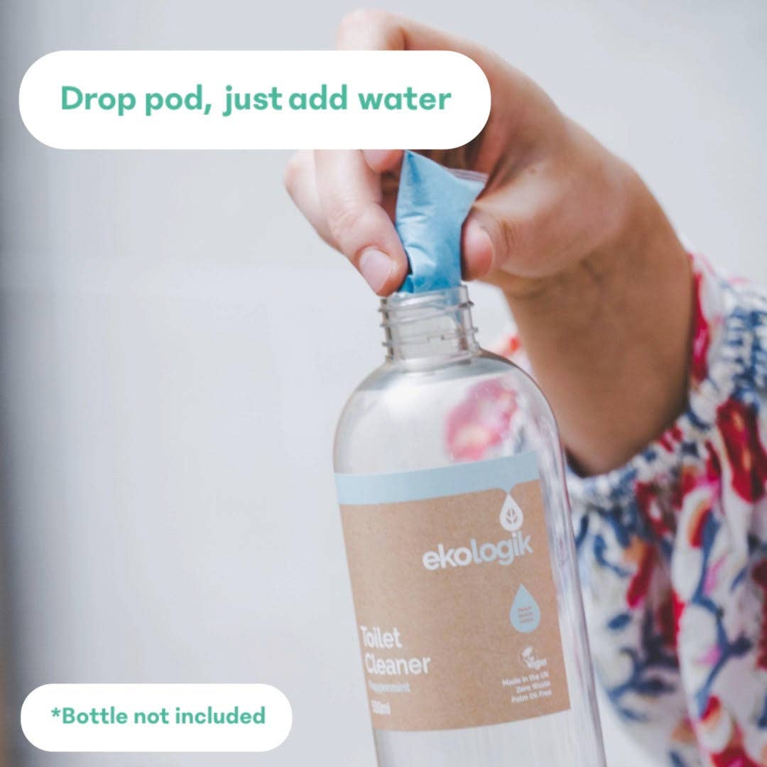 Ekologik Plastic - Free Toilet Cleaner Pods | Thickened Descaler Refills - REGN