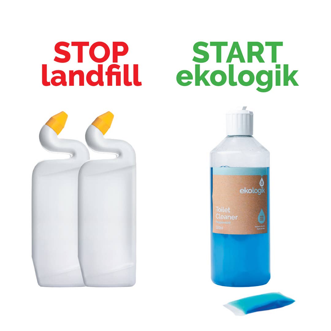 Ekologik Plastic - Free Toilet Cleaner Pods | Thickened Descaler Refills - REGN