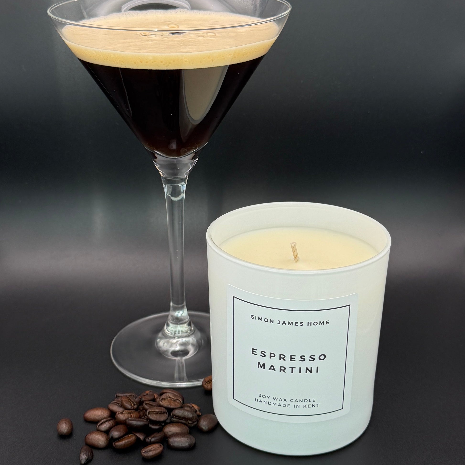Espresso Martini Candle - Luxury Soy Wax Coffee Candle - REGN