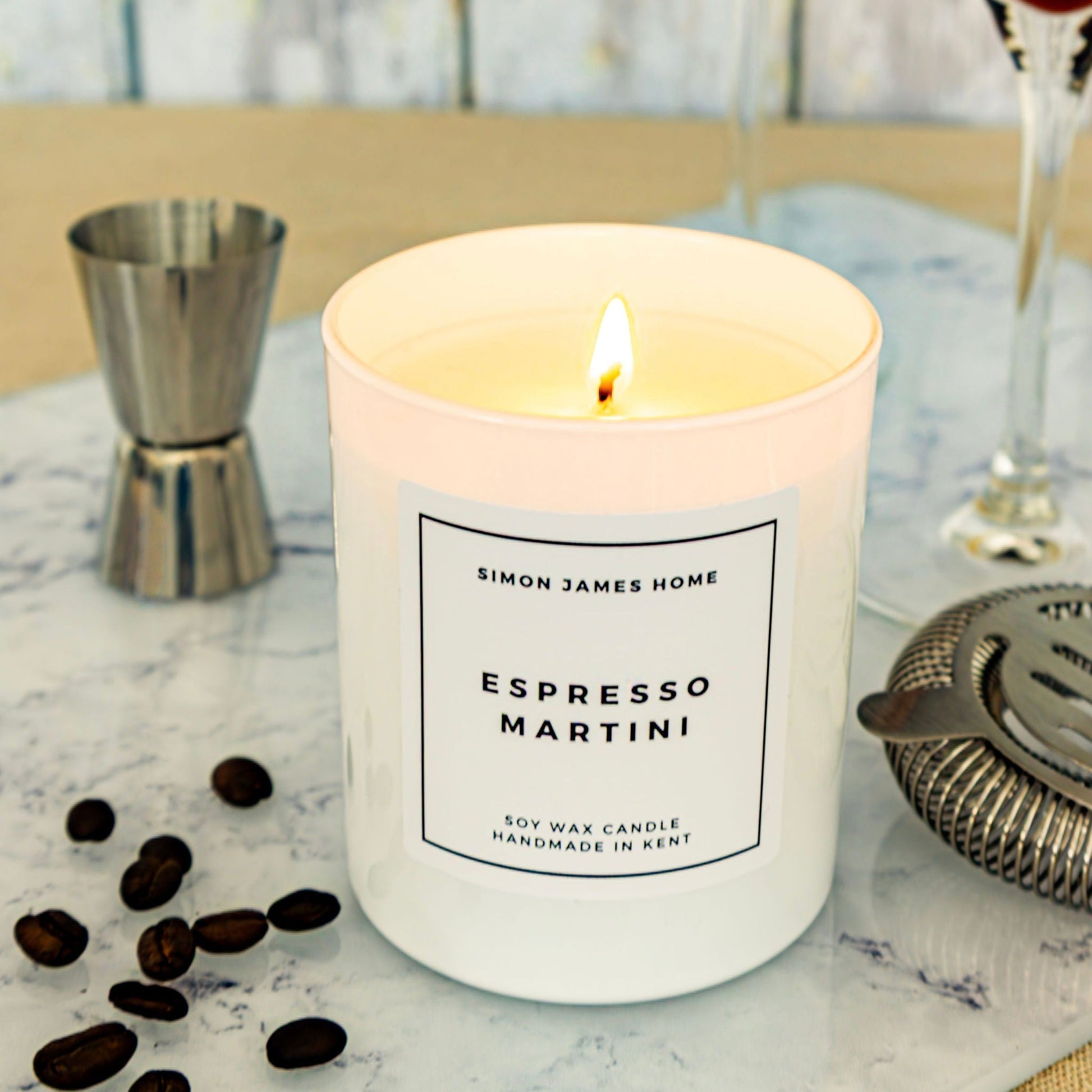 Espresso Martini Candle - Luxury Soy Wax Coffee Candle - REGN