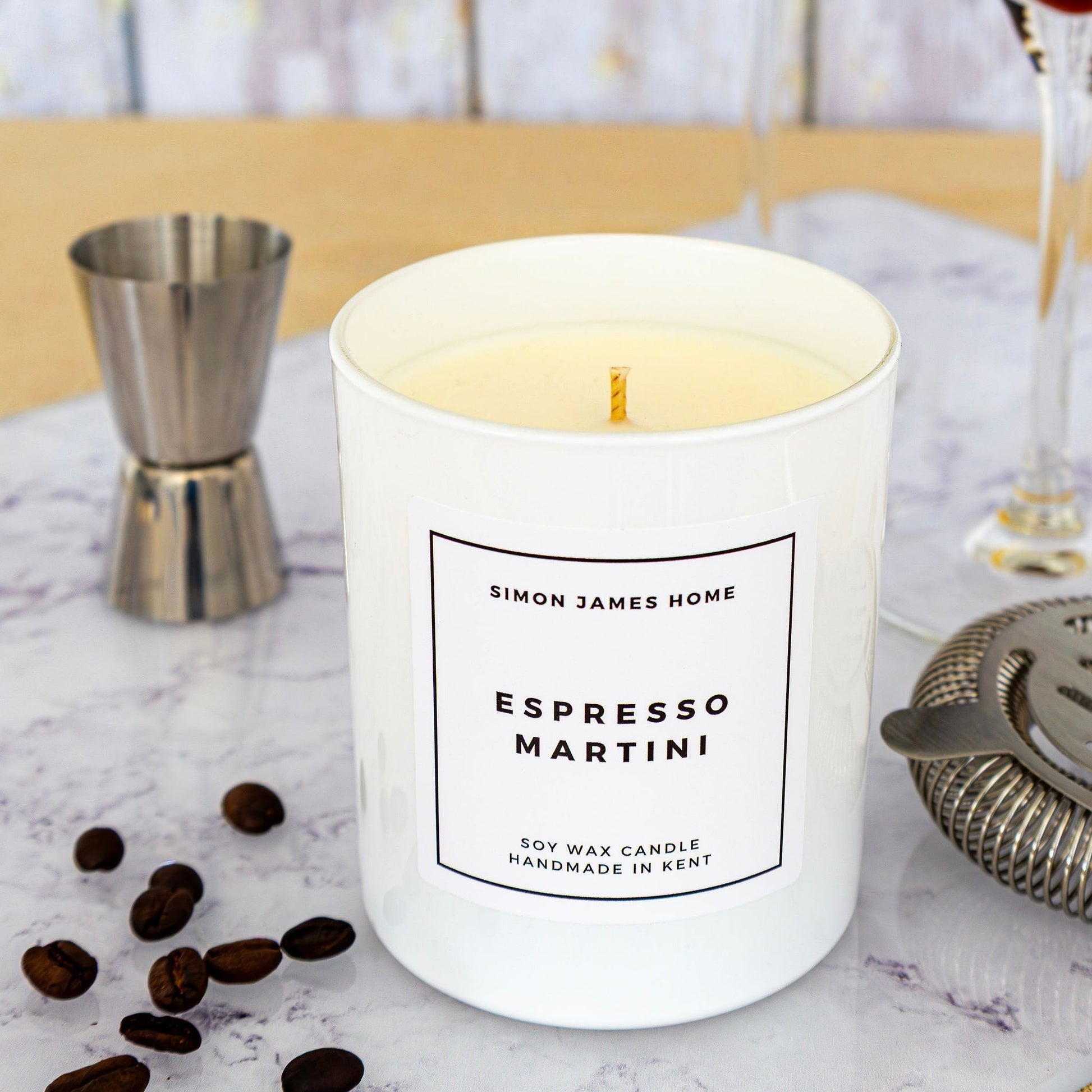 Espresso Martini Candle - Luxury Soy Wax Coffee Candle - REGN