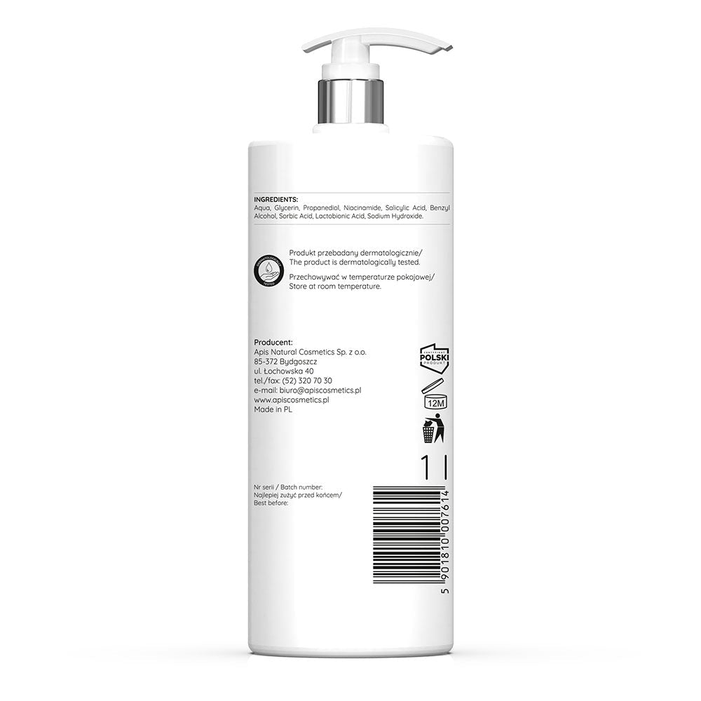 Expert Med Care Salicylic‑Lactobionic‑Niacinamide Hybrid Solution | 1 L - REGN
