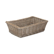 Extra Large Antique Wash Tapered Tray Basket - REGN