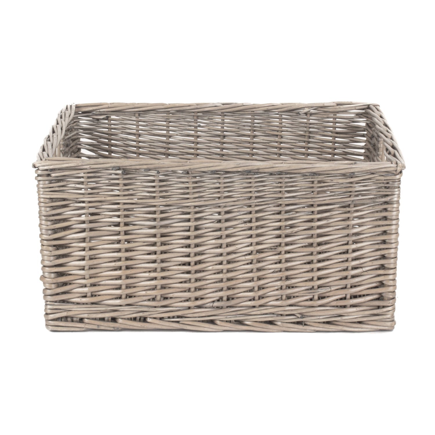 Extra Large Antique Wash Willow Storage Basket - REGN