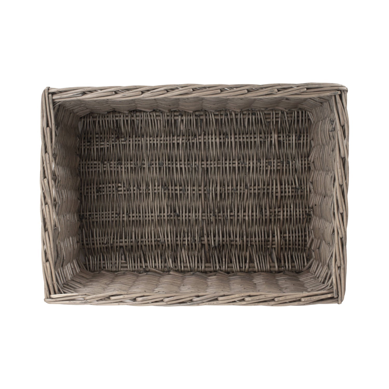 Extra Large Antique Wash Willow Storage Basket - REGN