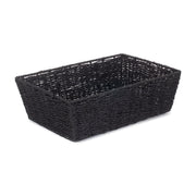 Extra Large Black Paper Rope Tray Basket - REGN
