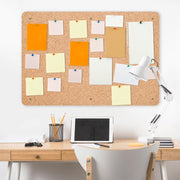 Extra Large Cork Notice & Memo Board | Natural | 900 x 600 x 15 mm - REGN