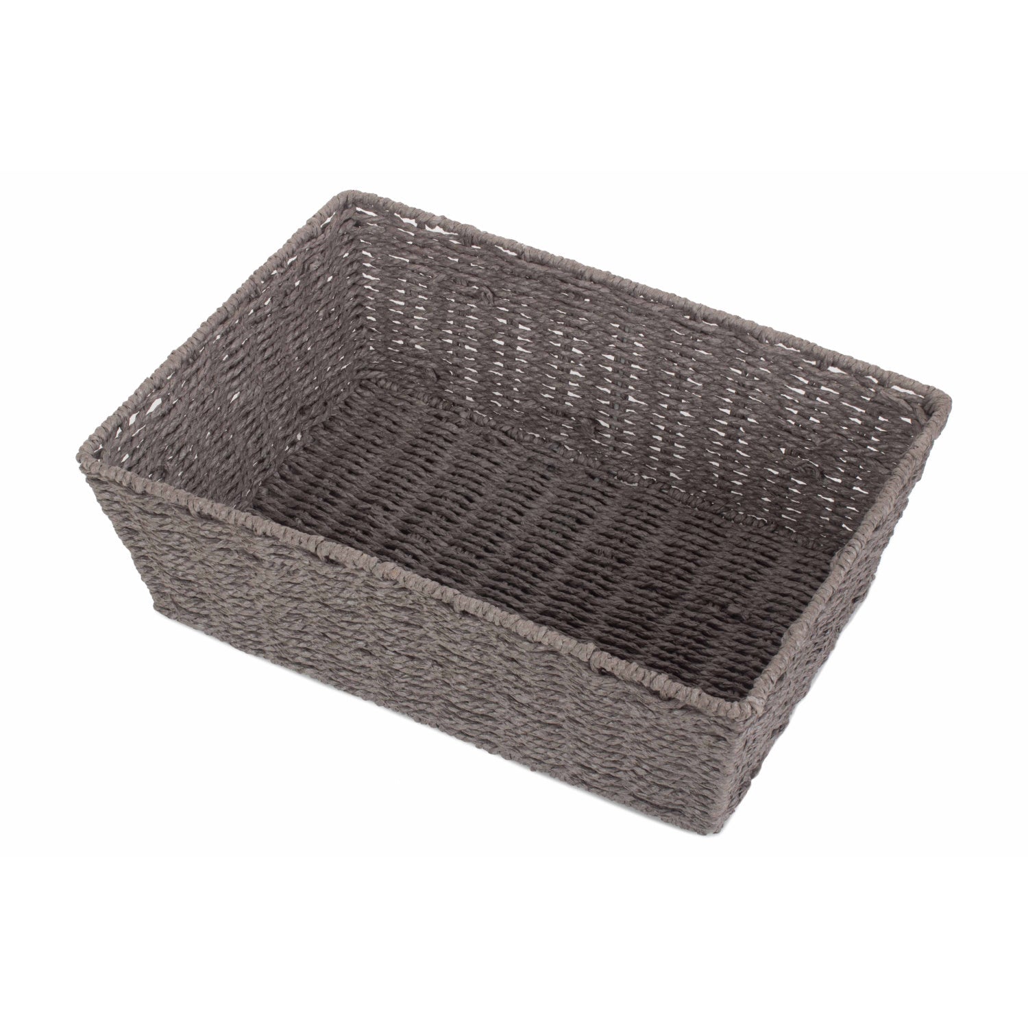 Extra Large Grey Paper Rope Tray Basket - REGN