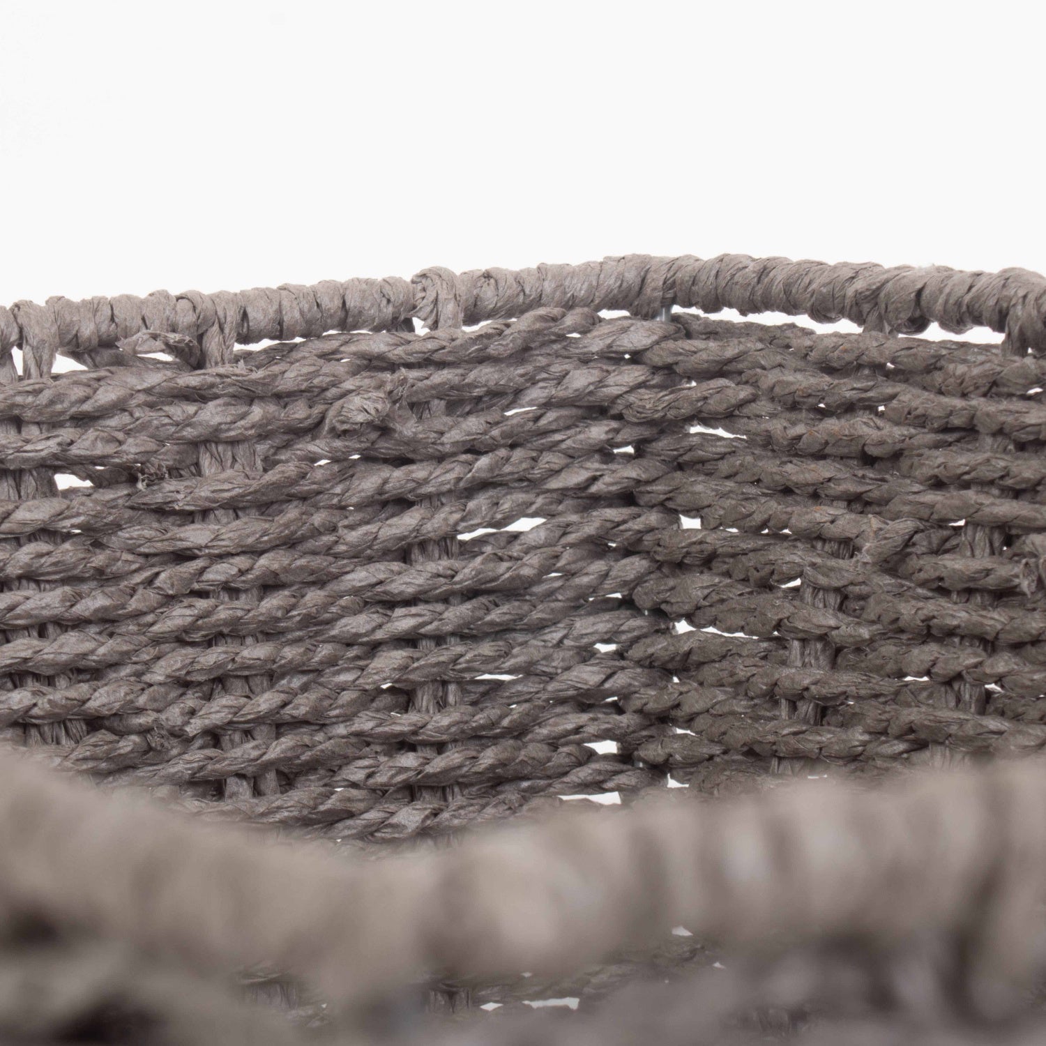 Extra Large Grey Paper Rope Tray Basket - REGN