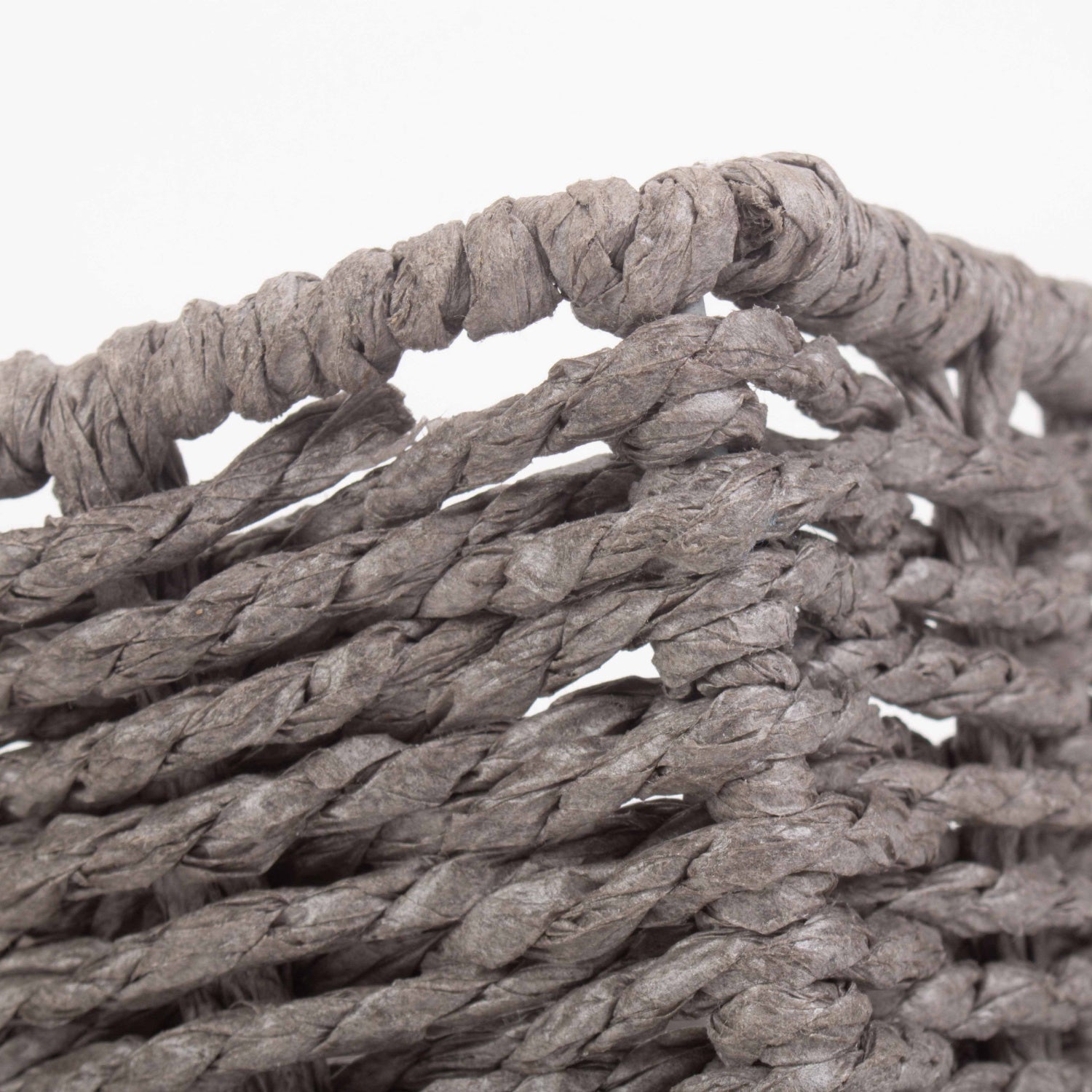 Extra Large Grey Paper Rope Tray Basket - REGN