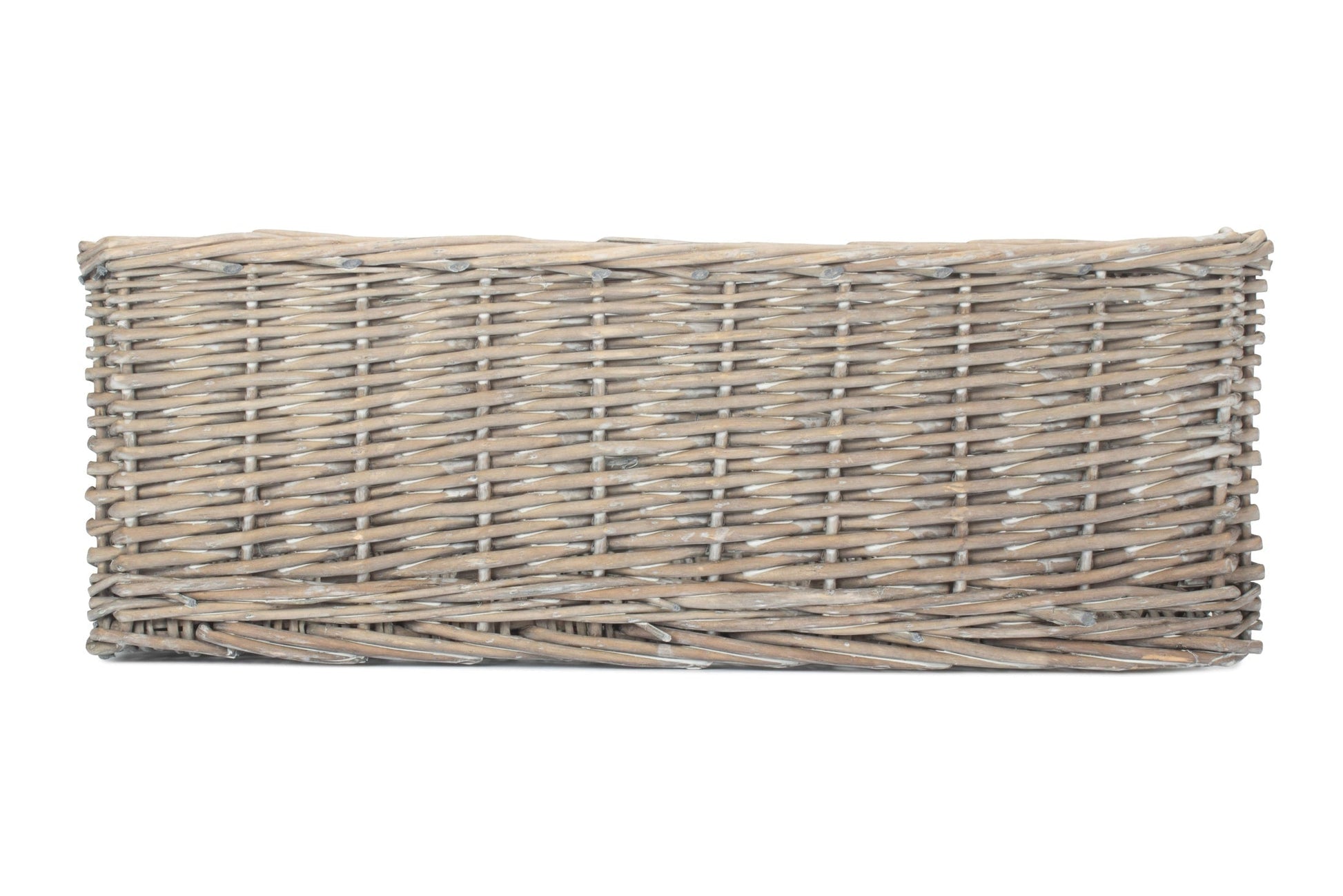 Extra Large Grey Wash Willow Tray Basket - REGN