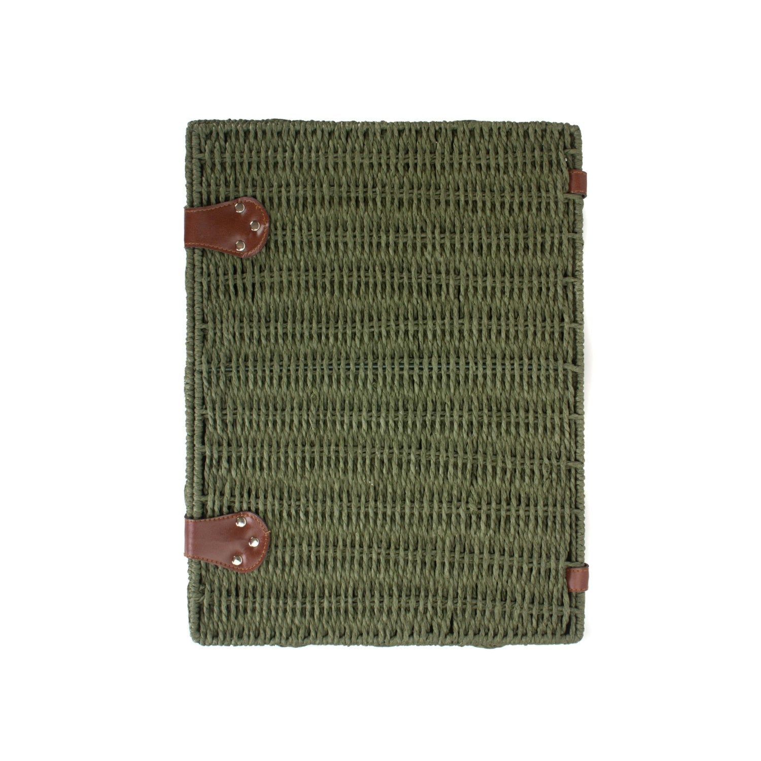 Extra Large Paper Rope Hamper - Forest Green - REGN