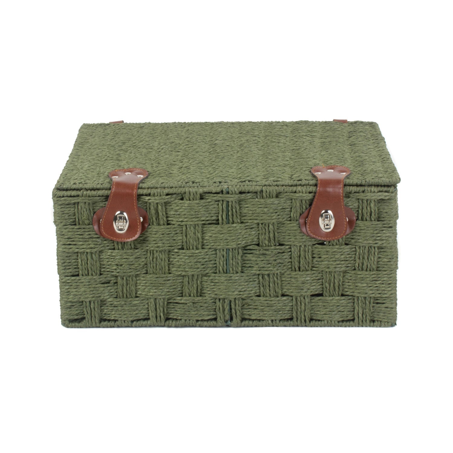 Extra Large Paper Rope Hamper - Forest Green - REGN