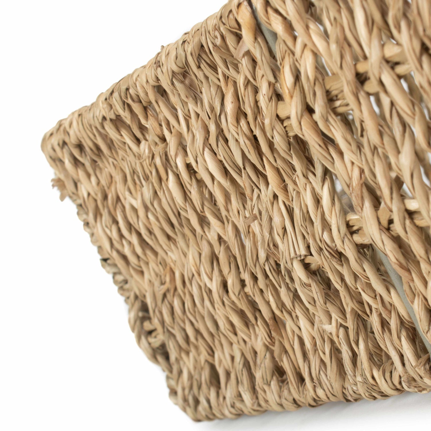 Extra Large Rectangular Seagrass Tray Basket - REGN
