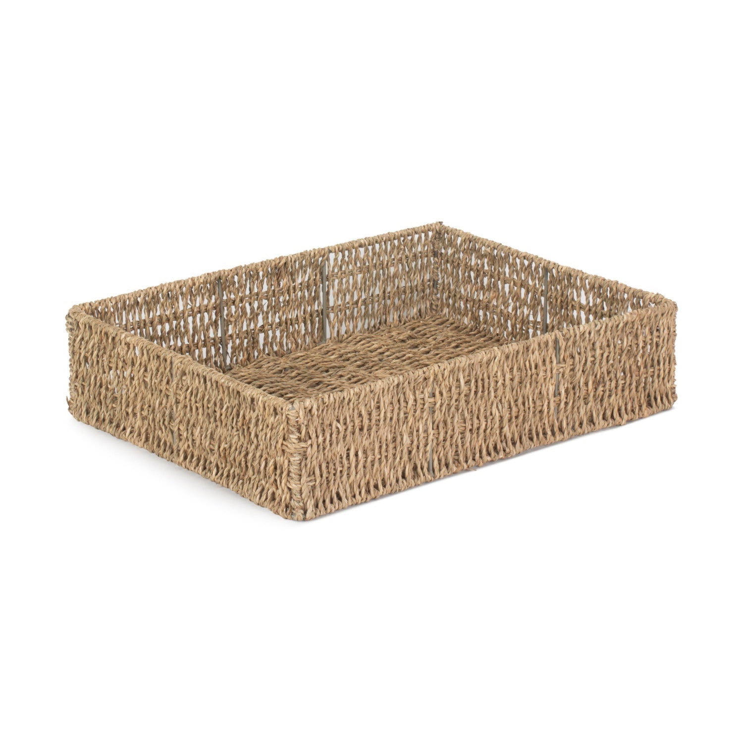 Extra Large Rectangular Seagrass Tray Basket - REGN