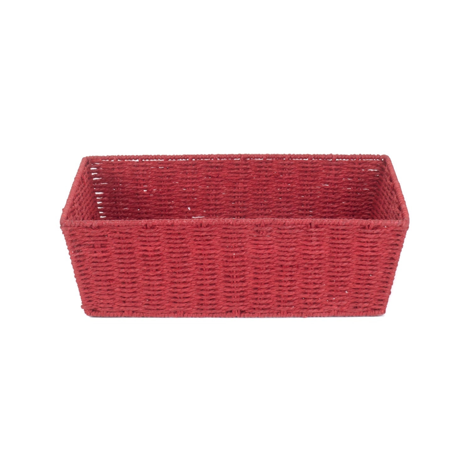 Extra Large Red Paper Rope Tray Basket - REGN