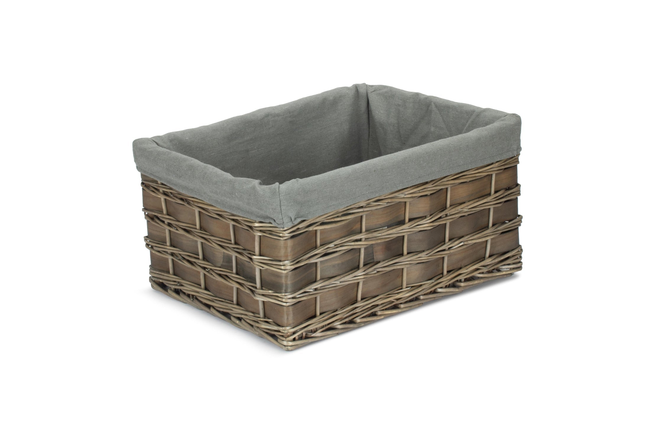 Extra Large Scandi Storage Basket – Grey with Grey Sage Lining - REGN