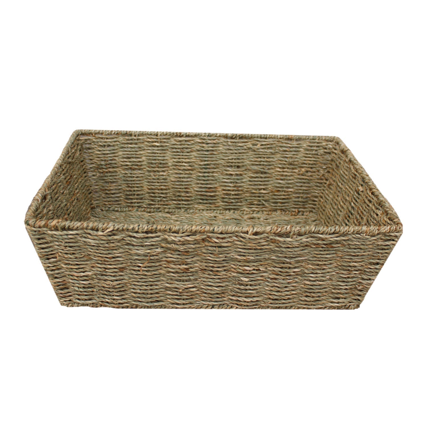 Extra Large Tapered Seagrass Tray Basket - REGN