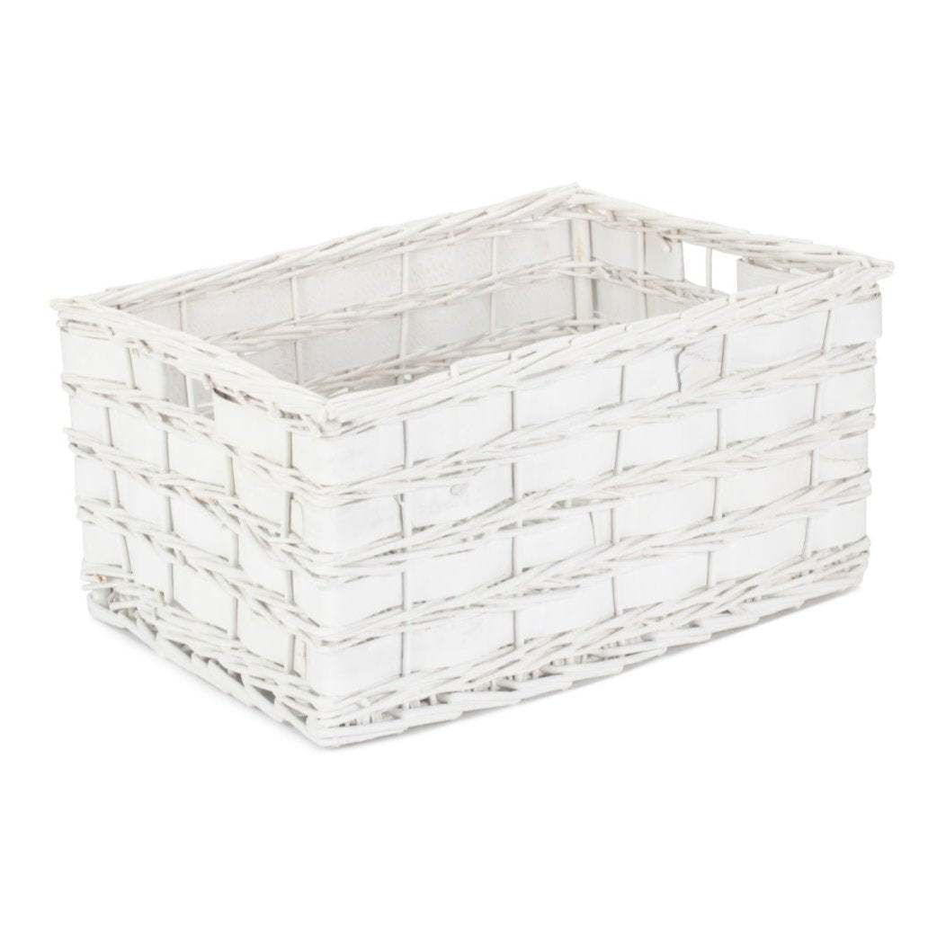 Extra Large White Scandi Storage Basket - REGN