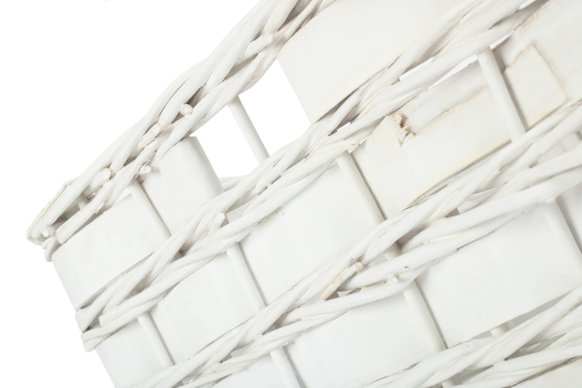 Extra Large White Scandi Storage Basket - REGN