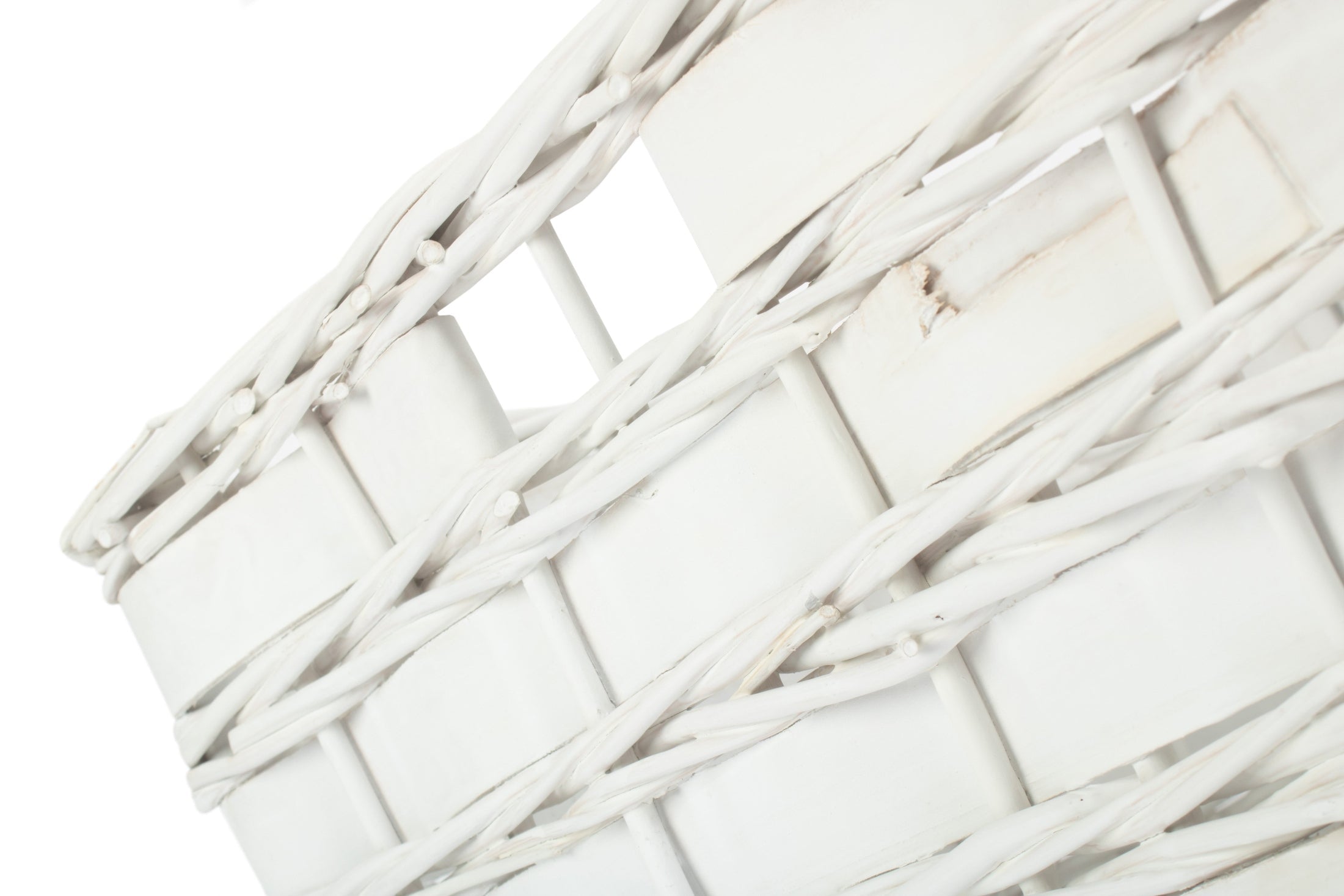 Extra Large White Scandi Storage Basket - REGN