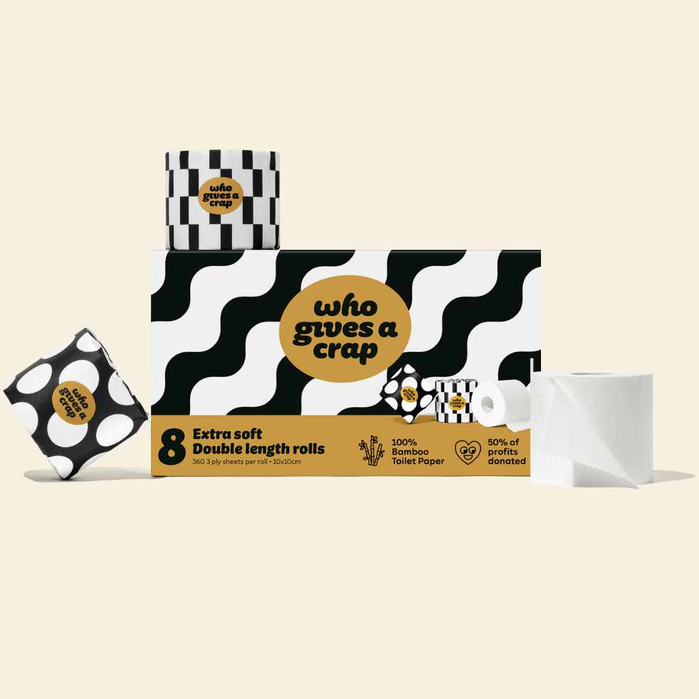 Extra Soft Bamboo Toilet Roll | Double Length 8 Pack - REGN