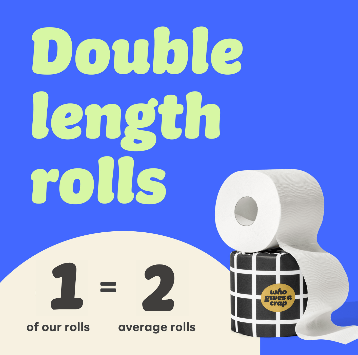 Extra Soft Recycled Toilet Roll | Double Length 16 Pack - REGN