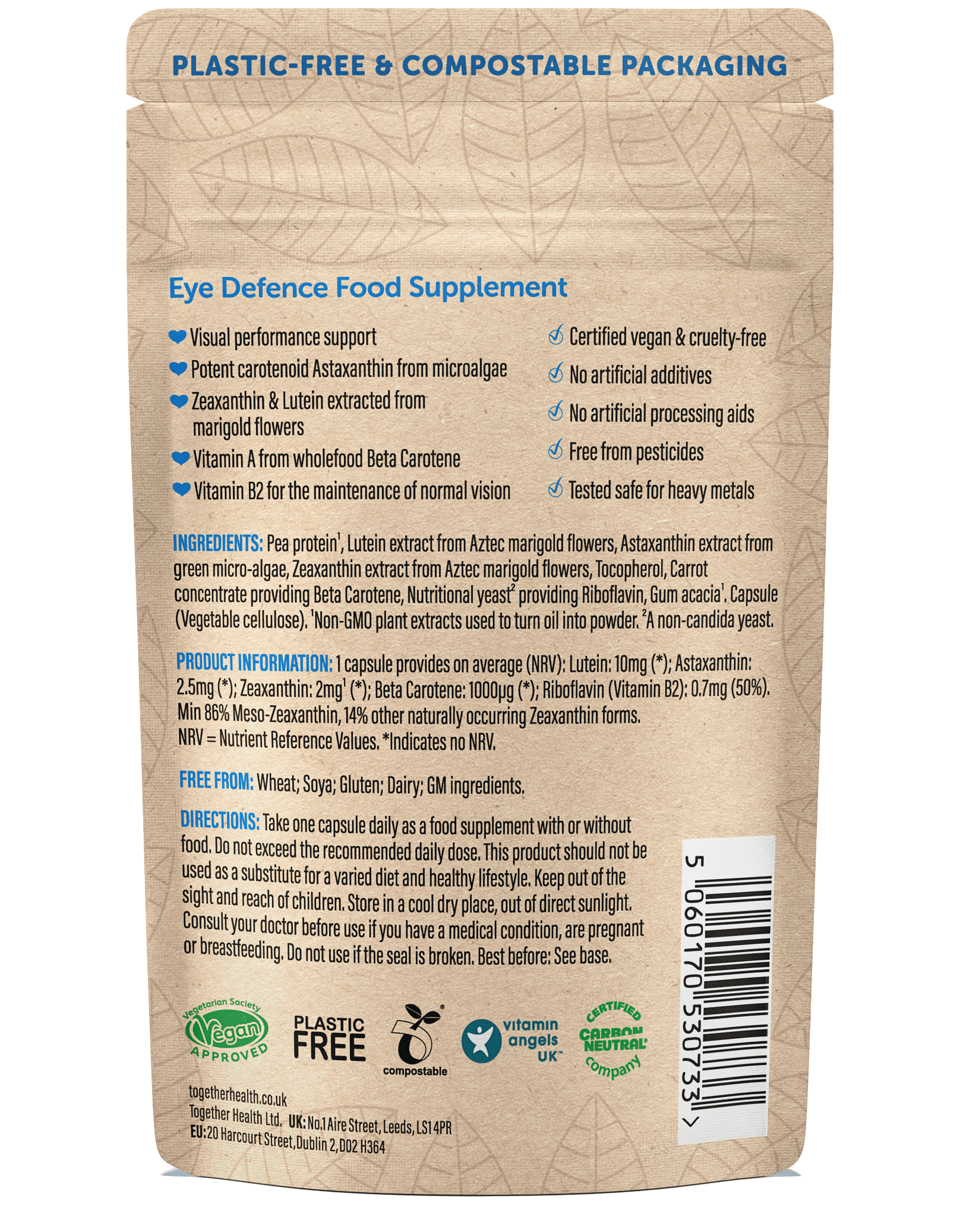 Eye Defence – Eye Vitamins Supplement – 30 Capsules - REGN