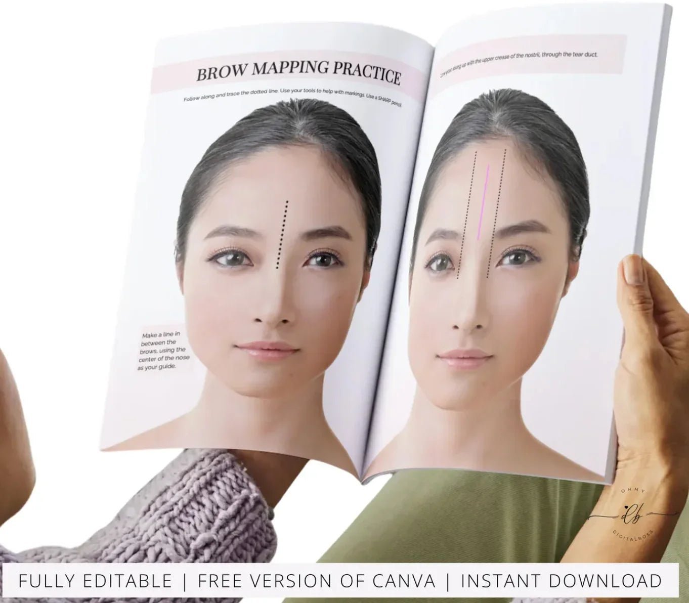 Eyebrow Mapping Course Editable Training Manual - REGN
