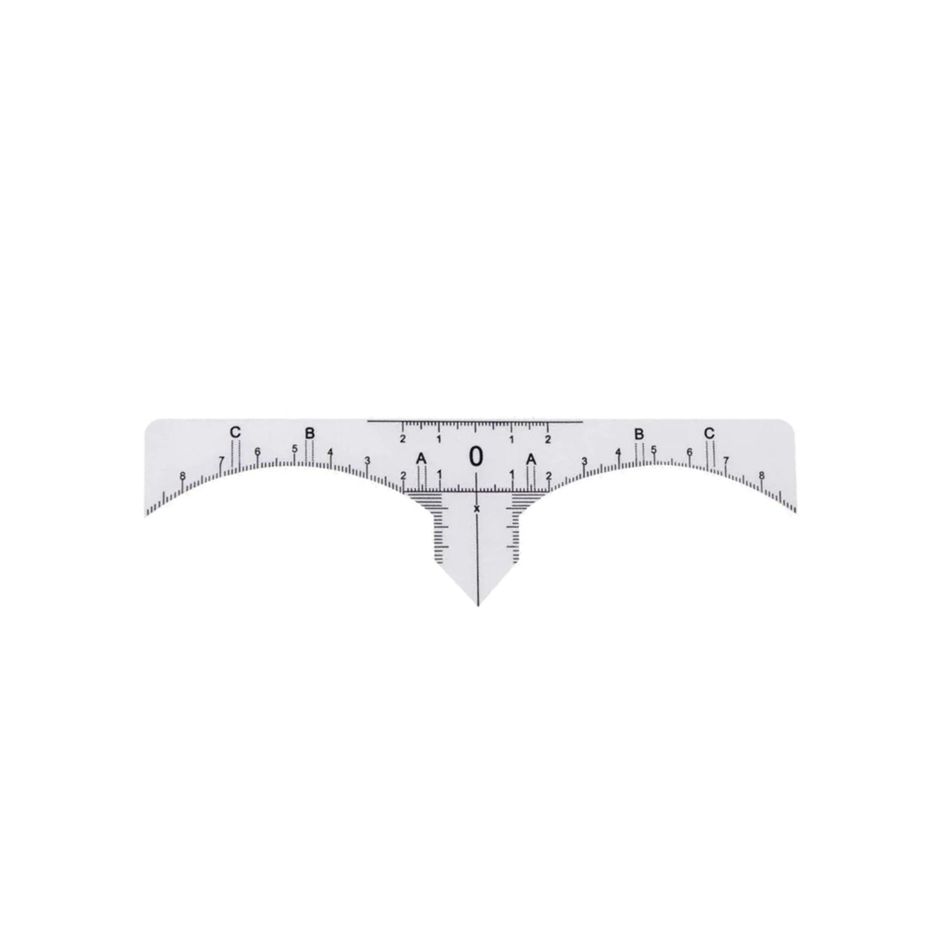 Eyebrow Measuring Ruler - Sticker 25 pcs - REGN