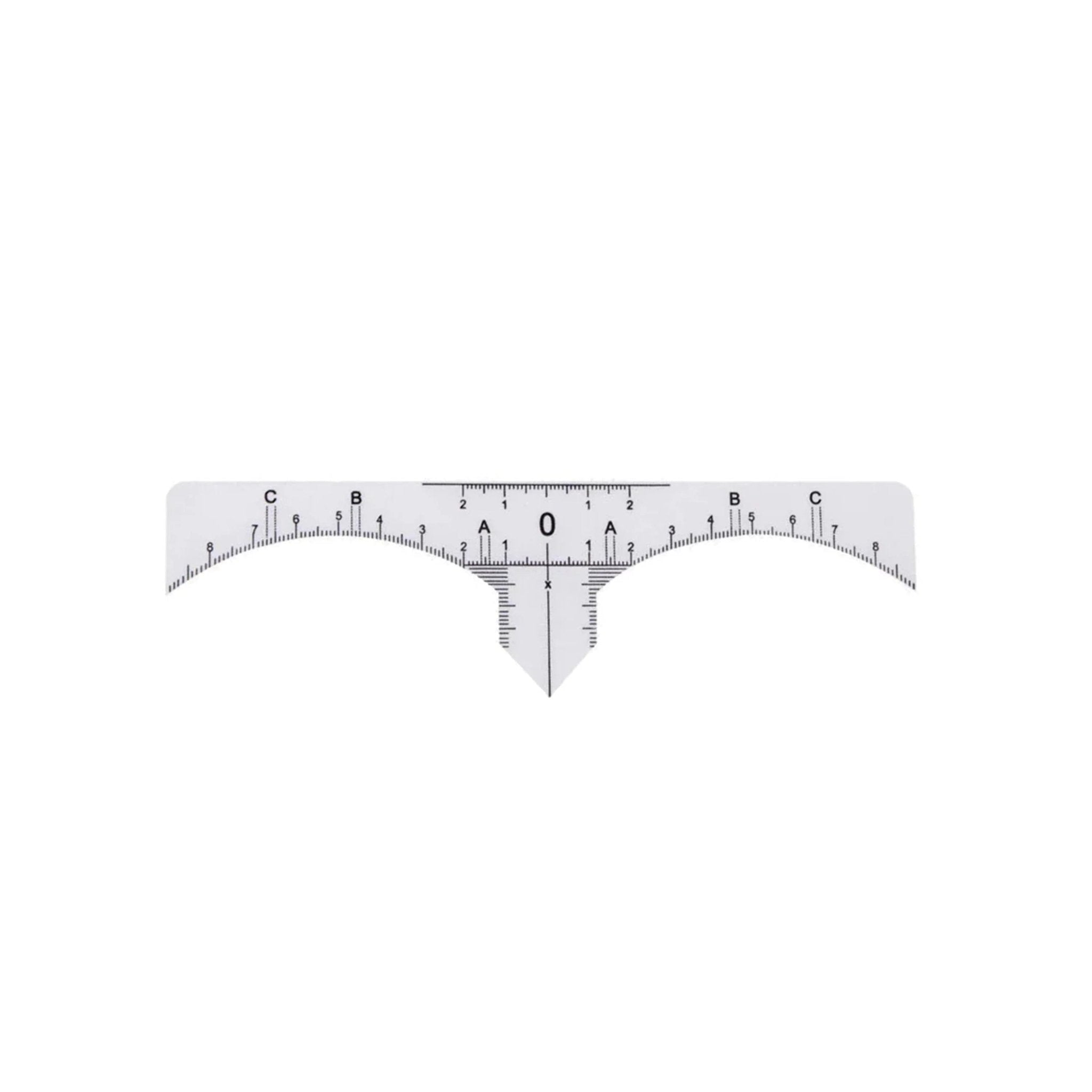 Eyebrow Measuring Ruler - Sticker 25 pcs - REGN