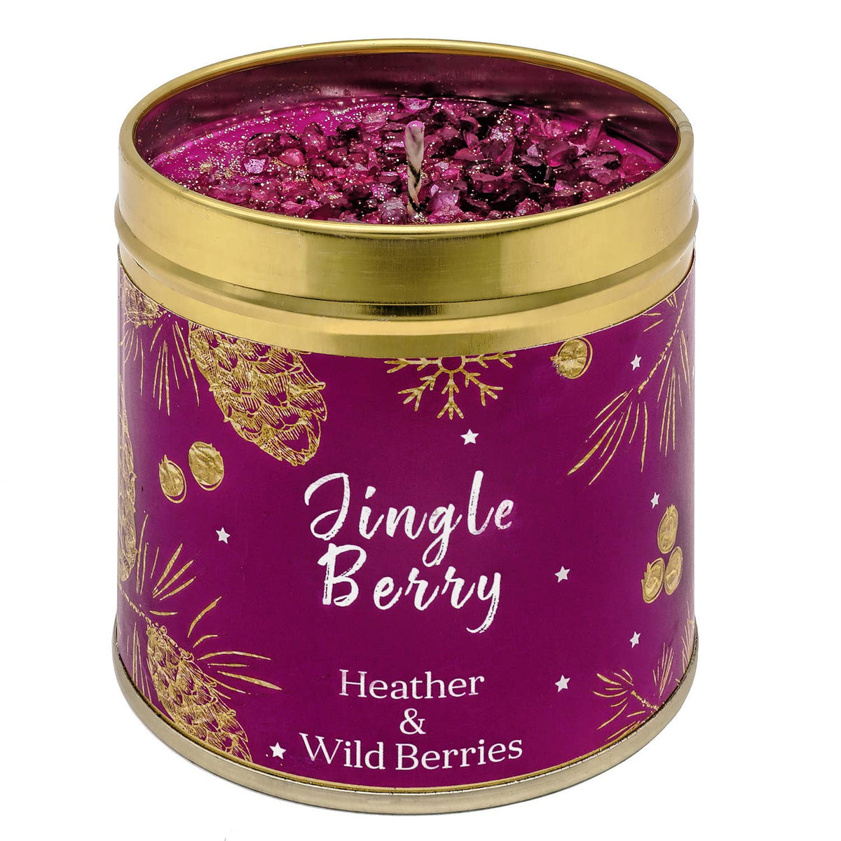 Christmas Elegance Jingle Berry Scented Candle | 50 Hour Burn