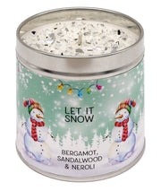 Spirit of Christmas Let It Snow Scented Candle | 50 Hour Burn