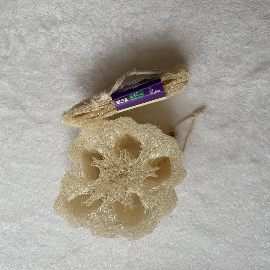 LoofCo Body Loofah – Natural Exfoliating Sponge for Bath & Shower