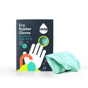 Fair Trade Rubber Gloves | 1 Pair Plastic - Free Compostable Cleaning Gloves - REGN