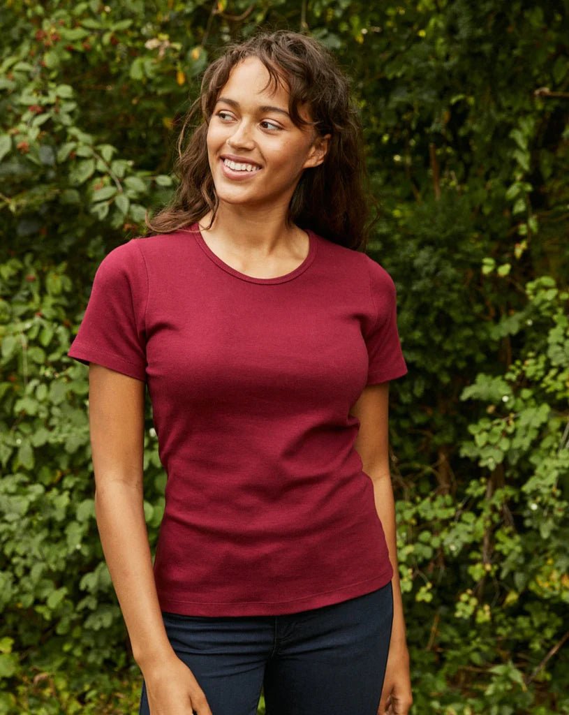 Fairtrade Organic Heavy Interlock T-shirt: Womens - REGN