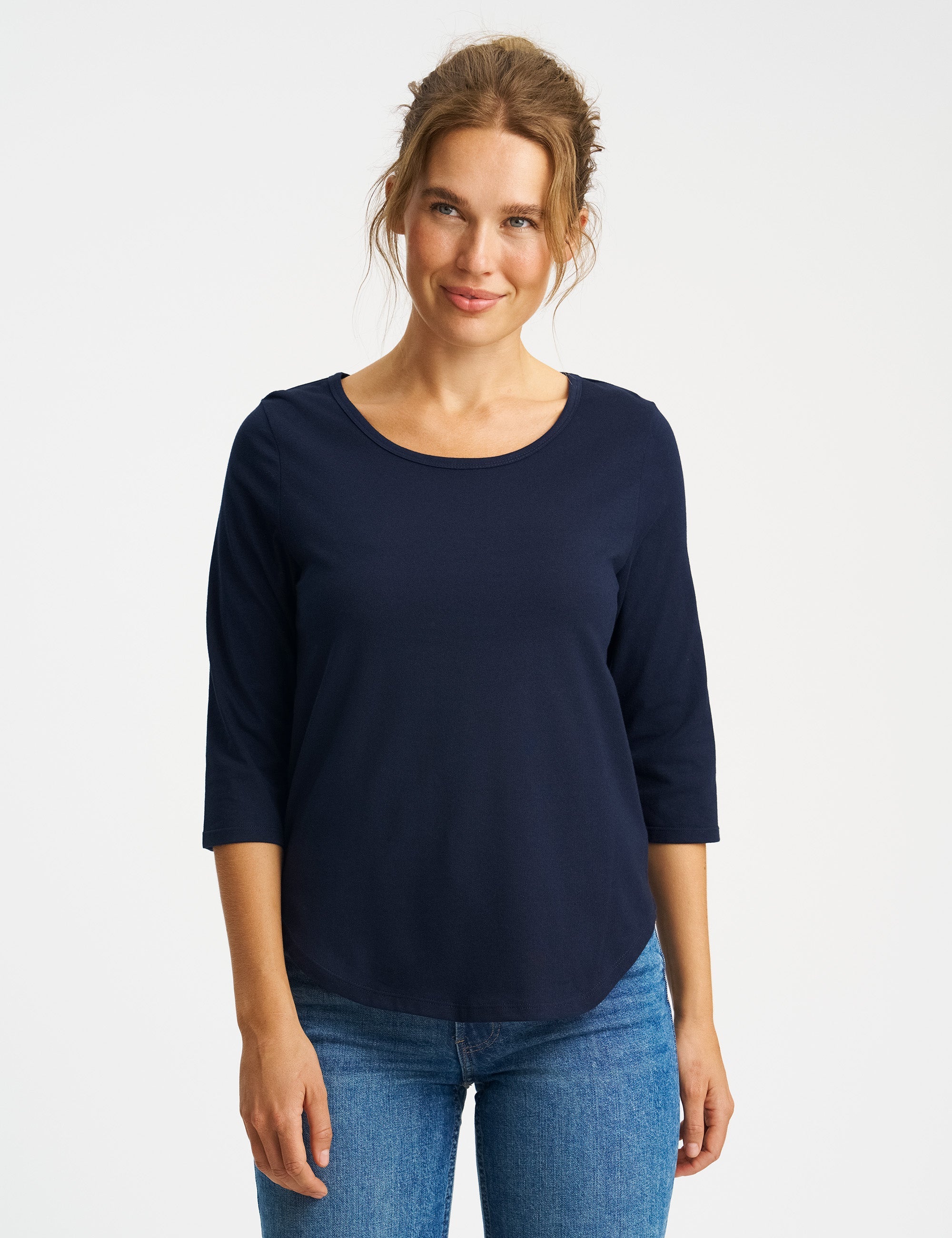 Fairtrade Organic Loose 3/4 Sleeve T-shirt - REGN