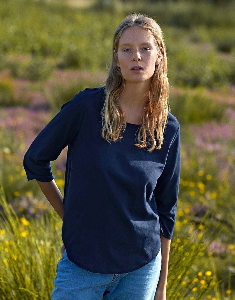 Fairtrade Organic Loose 3/4 Sleeve T-shirt - REGN
