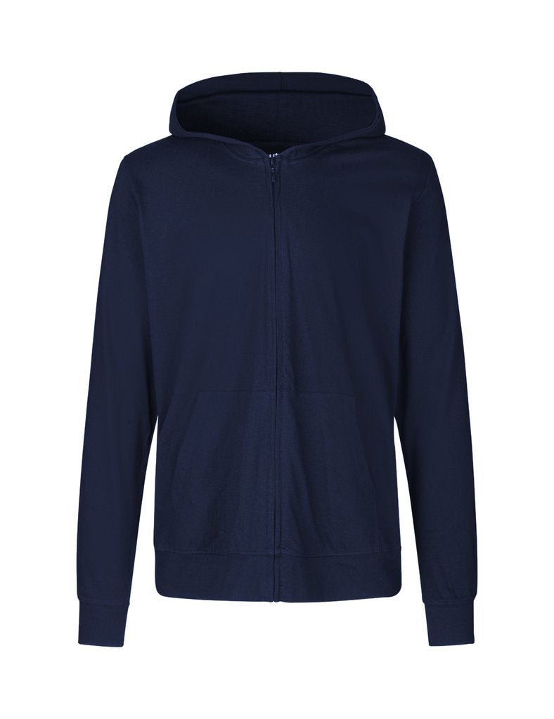 Fairtrade Organic Zipped T-shirt Hoodie: Unisex - REGN