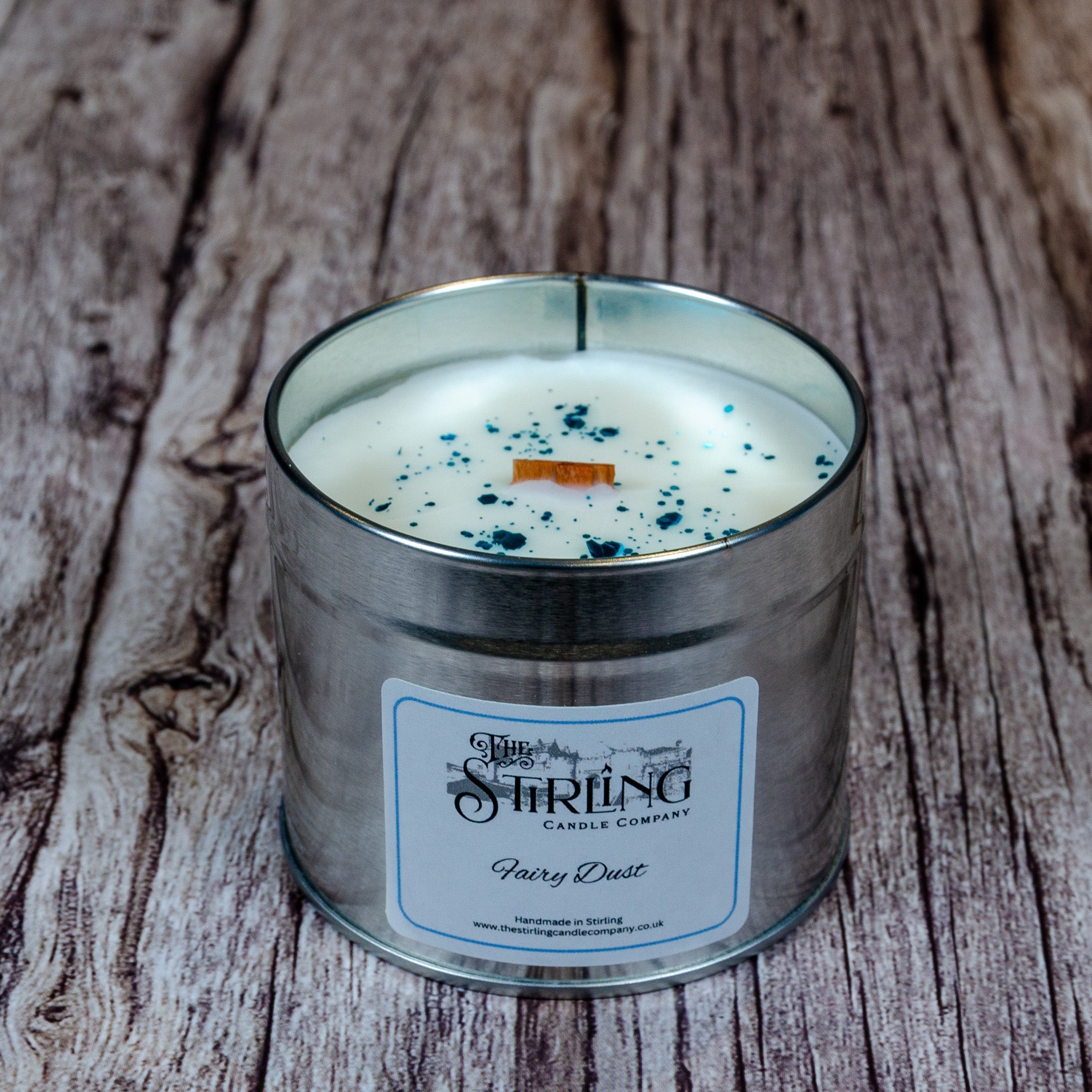 Fairy Dust - Travel Tin Candle - Wooden Wick - REGN