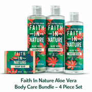 Faith In Nature Aloe Vera Body Care Bundle – 4 Piece Set - REGN