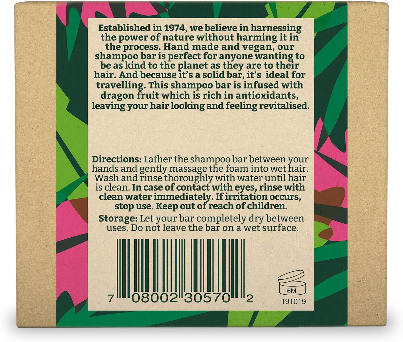 Faith In Nature Dragon Fruit Shampoo Bar – 85g - REGN