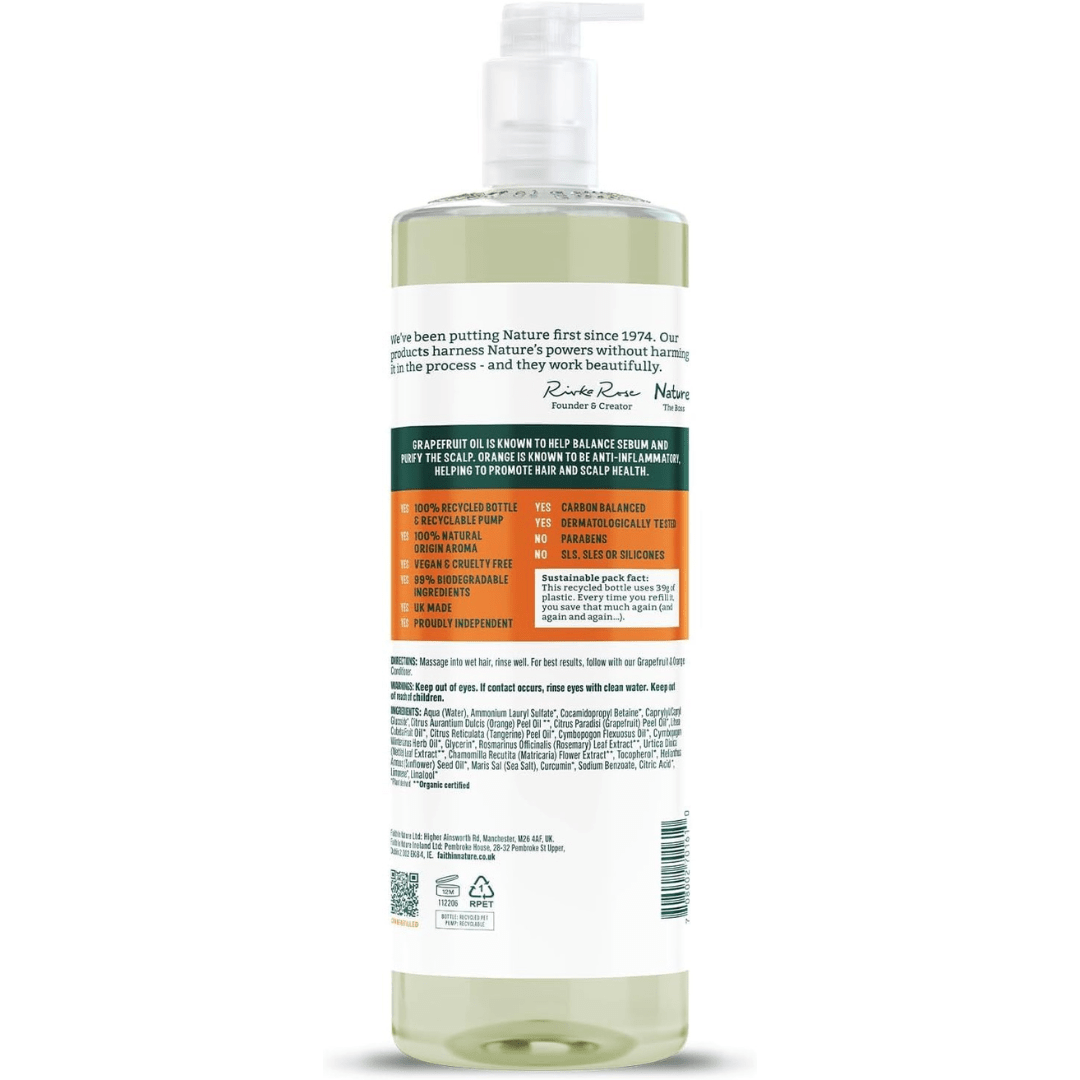 Faith In Nature Grapefruit & Orange Shampoo – 1L - REGN