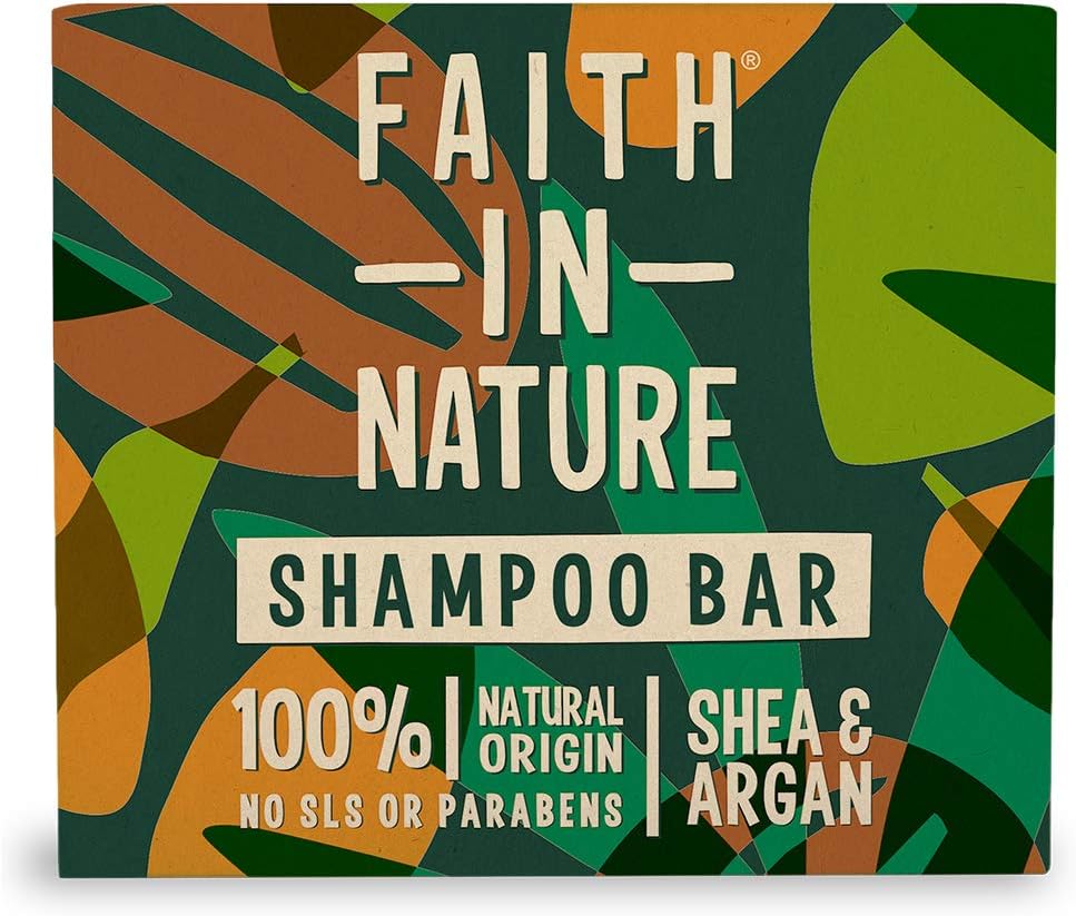 Faith In Nature Shea & Argan Shampoo Bar – 85g - REGN