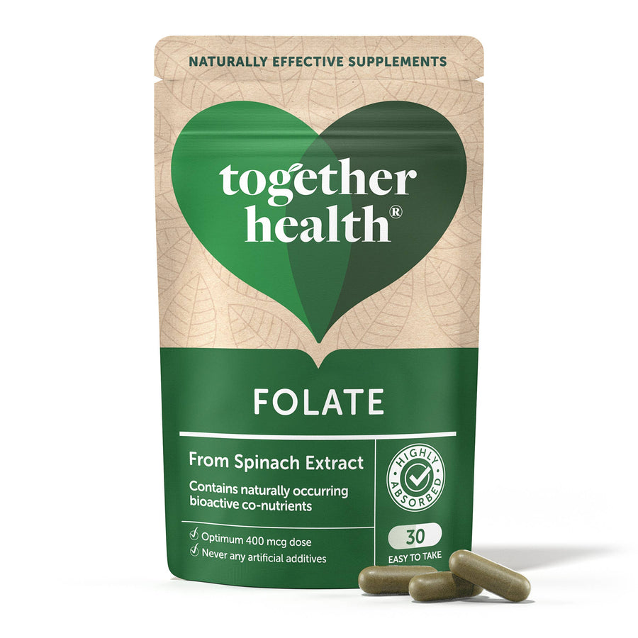 Folate – Natural Alternative to Folic Acid – 30 Capsules