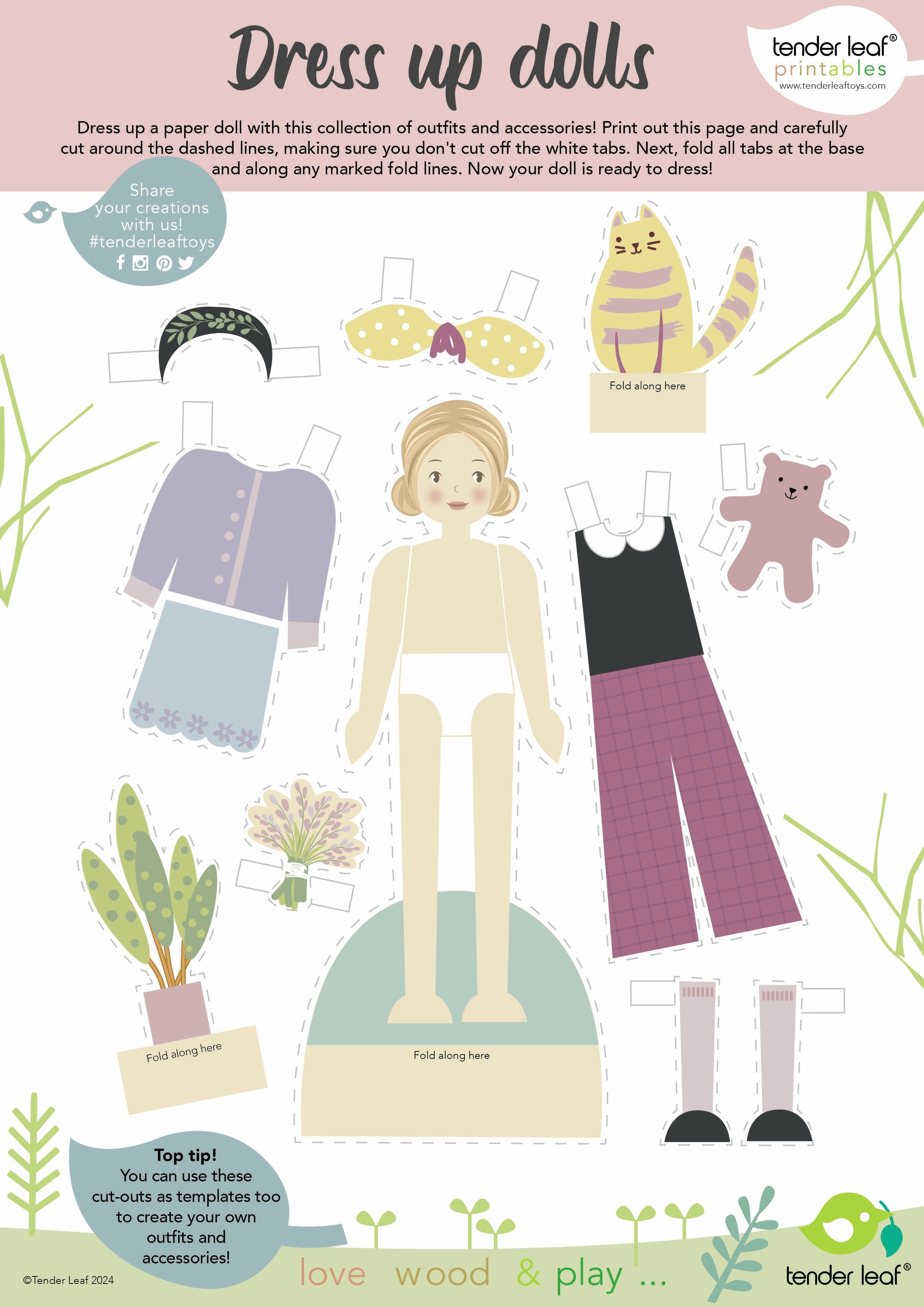 Ferne Wooden Doll - REGN