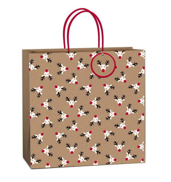 Festive Friends Christmas Gift Bags – Eco - Friendly FSC™ Kraft Packaging - REGN