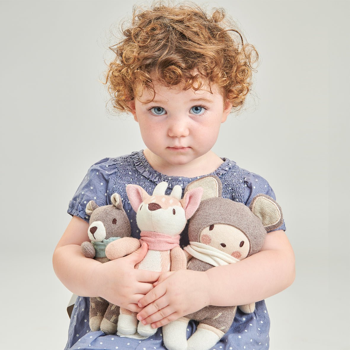 Finbar The Hare Knitted Toy + Gift Box - REGN