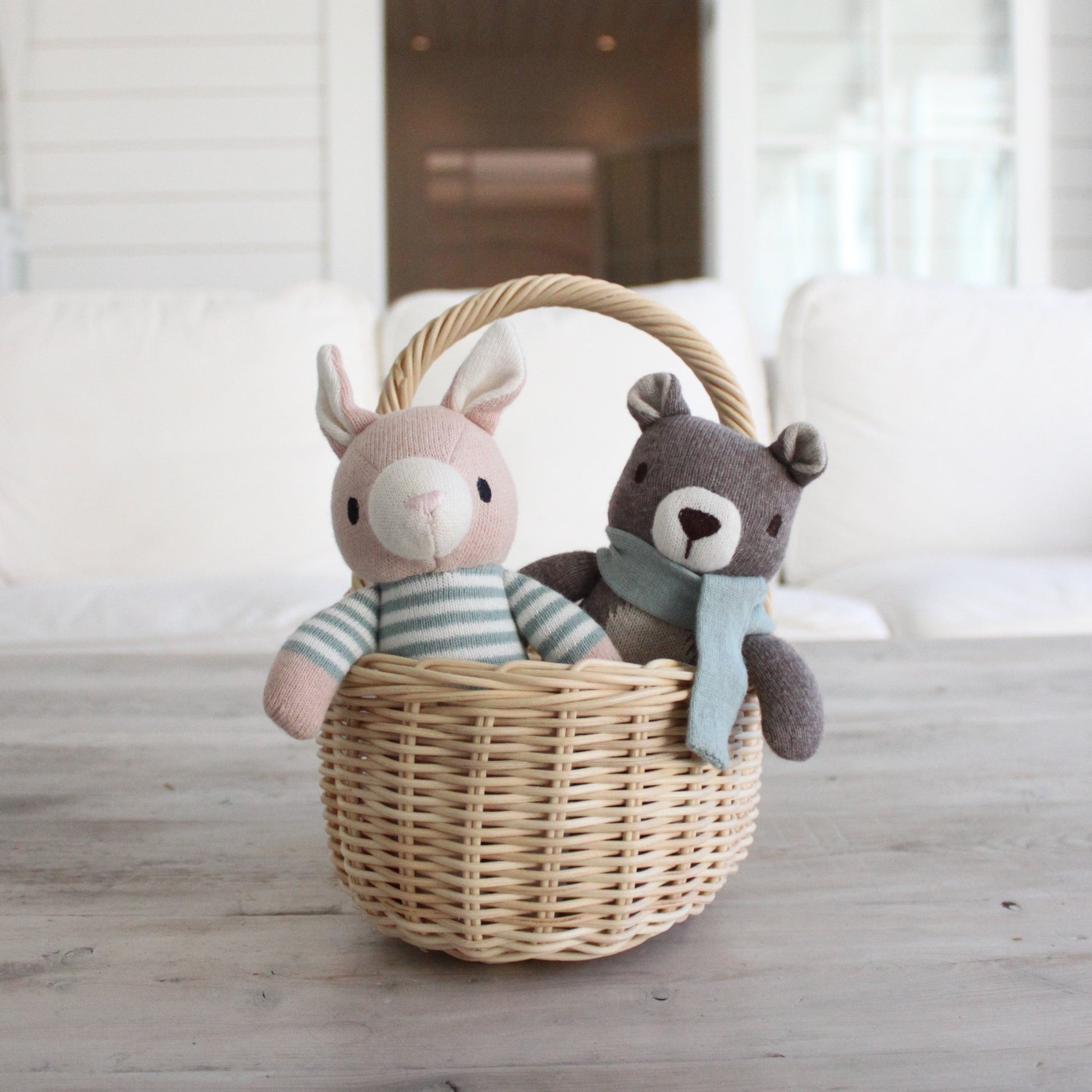 Finbar The Hare Knitted Toy + Gift Box - REGN